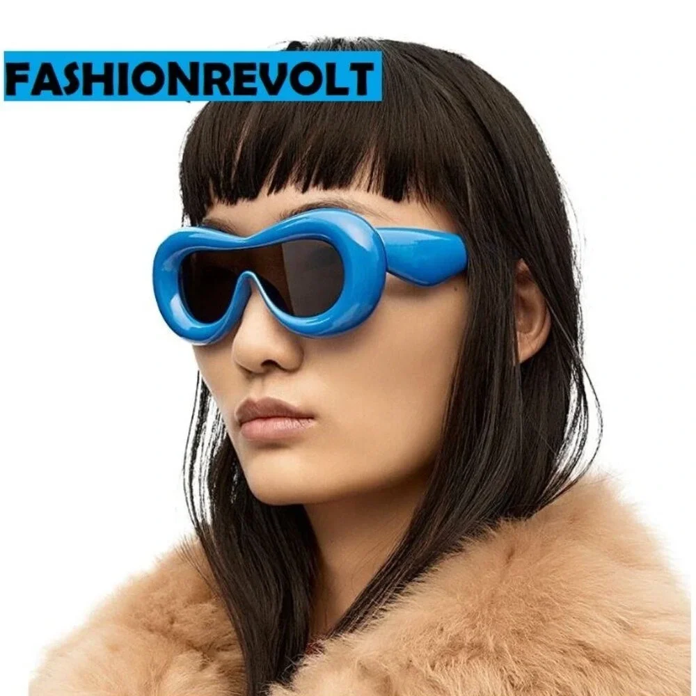 Women Sunglasses Fashion Blue Frame Party Festival‎ Candy Color Outdoor Wear New